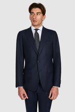 Load image into Gallery viewer, New SUITREVIEW Elmhurst Midnight Blue Pure Wool Zegna Traveller Suit - Size 38R