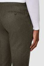 Load image into Gallery viewer, New Suitsupply Brentwood Green Pure Wool Flannel Pants - Waist Size 34 (Suit Size 40R)