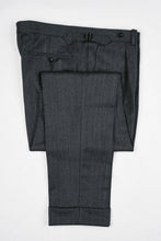 Load image into Gallery viewer, New Suitsupply Vigo Dark Gray Herringbone Pure Wool Pants - Waist Size 36 and 40