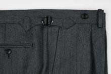 Load image into Gallery viewer, New Suitsupply Vigo Dark Gray Herringbone Pure Wool Pants - Waist Size 36 and 40