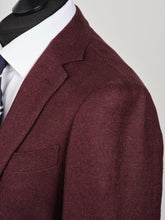 Load image into Gallery viewer, New Suitsupply Havana Dark Burgundy Magenta Speckled Wool/Linen Blazer - Size 38R