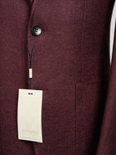 Load image into Gallery viewer, New Suitsupply Havana Dark Burgundy Magenta Speckled Wool/Linen Blazer - Size 38R