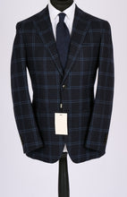 Load image into Gallery viewer, New Suitsupply Havana Navy Check Pure Wool Flannel Blazer - Most Regular Sizes Available