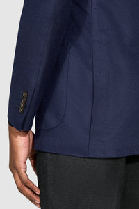 New Suitsupply Lazio Navy Blue Cashmere and Mulberry Silk Unconstructed Blazer - Size 40R and 42R