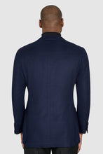 Load image into Gallery viewer, New Suitsupply Lazio Navy Blue Cashmere and Mulberry Silk Unconstructed Blazer - Size 40R and 42R