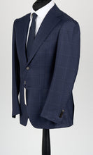 Load image into Gallery viewer, New Suitsupply Havana Navy Check Pure Wool Super 130s Half Lined Blazer - 38R