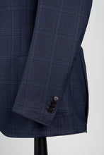 Load image into Gallery viewer, New Suitsupply Havana Navy Check Pure Wool Super 130s Half Lined Blazer - 38R