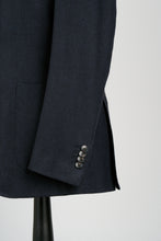 Load image into Gallery viewer, New Suitsupply Havana Dark Navy Herringbone Wool and Cashmere Blazer - Size 42S and 42R