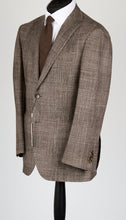 Load image into Gallery viewer, New Suitsupply Havana Brown Check Wool, Tussah Silk and Cashmere Blazer - Size 36R, 40R, 40L