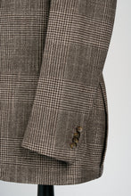 Load image into Gallery viewer, New Suitsupply Havana Brown Check Wool, Tussah Silk and Cashmere Blazer - Size 36R, 40R, 40L