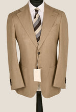 Load image into Gallery viewer, New Suitsupply Havana Light Brown Wool and Cashmere Wide Lapel Blazer - Size 38R, 40S, 42L