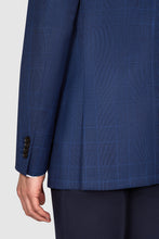 Load image into Gallery viewer, New Suitsupply Blue Check Pure Wool Super 130s Half Lined Blazer - Size  36R