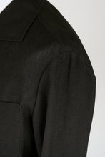 Load image into Gallery viewer, New Suitsupply Sahara Black Pure Linen Safari Jacket - Size 38R,42R, 44R, 48R