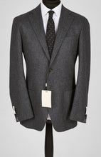 Load image into Gallery viewer, New Suitsupply Havana Mid Gray Pure Circular Wool Flannel Blazer - Size 36R