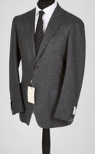 Load image into Gallery viewer, New Suitsupply Havana Mid Gray Pure Circular Wool Flannel Blazer - Size 36R