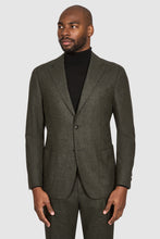 Load image into Gallery viewer, New Suitsupply Havana Green Circular Wool Flannel Suit - Size 44S