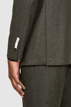 Load image into Gallery viewer, New Suitsupply Havana Green Circular Wool Flannel Suit - Size 44S