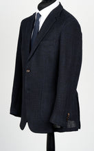 Load image into Gallery viewer, New Suitsupply Lazio Navy Blue Giro Inglese Wool and Silk Blazer - Size 40R and 40L