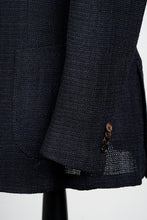 Load image into Gallery viewer, New Suitsupply Lazio Navy Blue Giro Inglese Wool and Silk Blazer - Size 40R and 40L