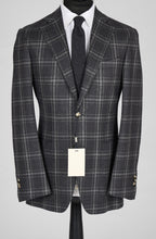 Load image into Gallery viewer, New Suitsupply Havana Gray Check Pure Wool Flannel Blazer - Size 38R