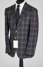 Load image into Gallery viewer, New Suitsupply Havana Gray Check Pure Wool Flannel Blazer - Size 38R