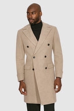 Load image into Gallery viewer, New Suitsupply Merano Light Brown Twill Pure Wool Super 110s Polo Coat - Size 36R, 38R, 40R, 46R (Buy Your Normal Size!)