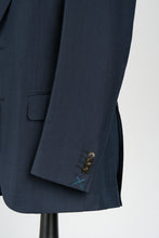 Load image into Gallery viewer, New Suitsupply Lazio Navy Plain Pure Wool Super 110s All Season Suit - Size 46L