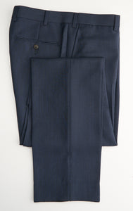 New Suitsupply Lazio Navy Plain Pure Wool Super 110s All Season Suit - Size 46L