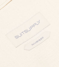 Load image into Gallery viewer, New Suitsupply Havana Off White Silk and Linen 3 Piece DB Ferla Suit - Size 42L