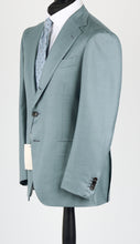 Load image into Gallery viewer, New Suitsupply Havana Teal Pure Wool Super 130s 3 Roll 2 Suit - Size 36R and 44R