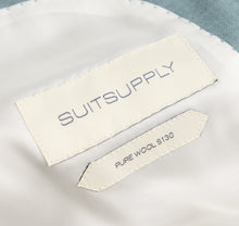 Load image into Gallery viewer, New Suitsupply Havana Teal Pure Wool Super 130s 3 Roll 2 Suit - Size 36R and 44R