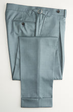 Load image into Gallery viewer, New Suitsupply Havana Teal Pure Wool Super 130s 3 Roll 2 Suit - Size 36R and 44R