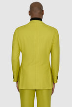 Load image into Gallery viewer, New Suitsupply Havana Yellow Wool and Cashmere DB Suit - Size 36R, 38S, 38R, 40S, 40R, 40L, 42S, 42R, 44S, 44R, 44L, 46R, 46L