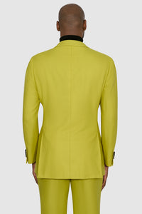 New Suitsupply Havana Yellow Wool and Cashmere DB Suit - Size 36R, 38S, 38R, 40S, 40R, 40L, 42S, 42R, 44S, 44R, 44L, 46R, 46L