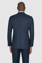 Load image into Gallery viewer, New SUITREVIEW Elmhurst Midnight Blue Speckle Pure Wool Super 130s Suit - Size 38S, 40S, 40R, 42R