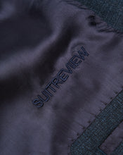 Load image into Gallery viewer, New SUITREVIEW Elmhurst Midnight Blue Speckle Pure Wool Super 130s Suit - Size 38S, 40S, 40R, 42R