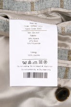 Load image into Gallery viewer, New SUITREVIEW Elmhurst Light Gray Cinnamon Stripe Alpaca and Wool Ferla Suit - Size 40R and 40L (Other Sizes Special Order)