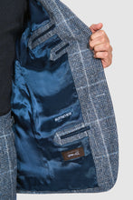 Load image into Gallery viewer, New SUITREVIEW Elmhurst Blue Glencheck Wool and Alpaca Ferla Suit - 38L and 42R (Other Sizes Special Order)