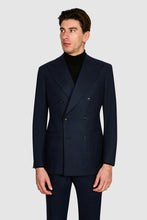 Load image into Gallery viewer, New SUITREVIEW Elmhurst Midnight Stripe Pure Wool Flannel Unlined Suit - All Sizes Special Order