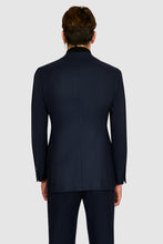 Load image into Gallery viewer, New SUITREVIEW Elmhurst Midnight Stripe Pure Wool Flannel Unlined Suit - All Sizes Special Order