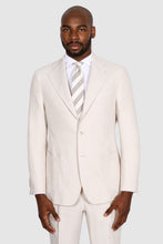 Load image into Gallery viewer, New SUITREVIEW Elmhurst Sand Pure Linen Half Lined Suit - Size 40R and 44R (FINAL SALE)