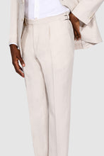 Load image into Gallery viewer, New SUITREVIEW Elmhurst Sand Pure Linen Half Lined Suit - Size 40R and 44R (FINAL SALE)