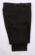 Load image into Gallery viewer, New SUITREVIEW Elmhurst Black Pure Linen DB Suit - Size 36R, 40S and 42S (Other Sizes Special Order)