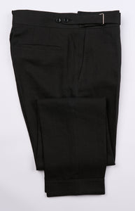 New SUITREVIEW Elmhurst Black Pure Linen DB Suit - Size 36R, 40S and 42S (Other Sizes Special Order)