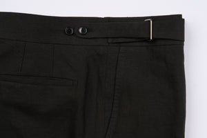 New SUITREVIEW Elmhurst Black Pure Linen DB Suit - Size 36R, 40S and 42S (Other Sizes Special Order)