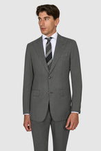 Load image into Gallery viewer, New SUITREVIEW Mid Gray Pure Wool Super 150s All Season Luxury Suit - Size 38L (Other Sizes Special Order)