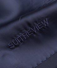 Load image into Gallery viewer, New SUITREVIEW Elmhurst Navy Pure Wool Super 150s Doppio Impuntura Luxury Suit - All Sizes Made To Order!