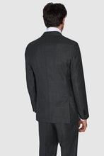 Load image into Gallery viewer, New SUITREVIEW Elmhurst Anthracite Gray Pure Wool All Season 3 Roll 2 Suit - Size 42R (Other Sizes Made To Order)