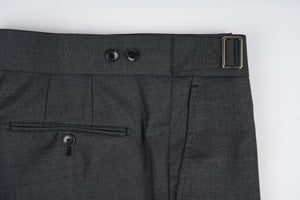 New SUITREVIEW Elmhurst Anthracite Gray Pure Wool All Season 3 Roll 2 Suit - Size 42R (Other Sizes Made To Order)