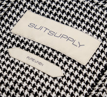 Load image into Gallery viewer, New Suitsupply Sahara Black Houndstooth Pure Linen Safari Jacket - Size 40R and 48R